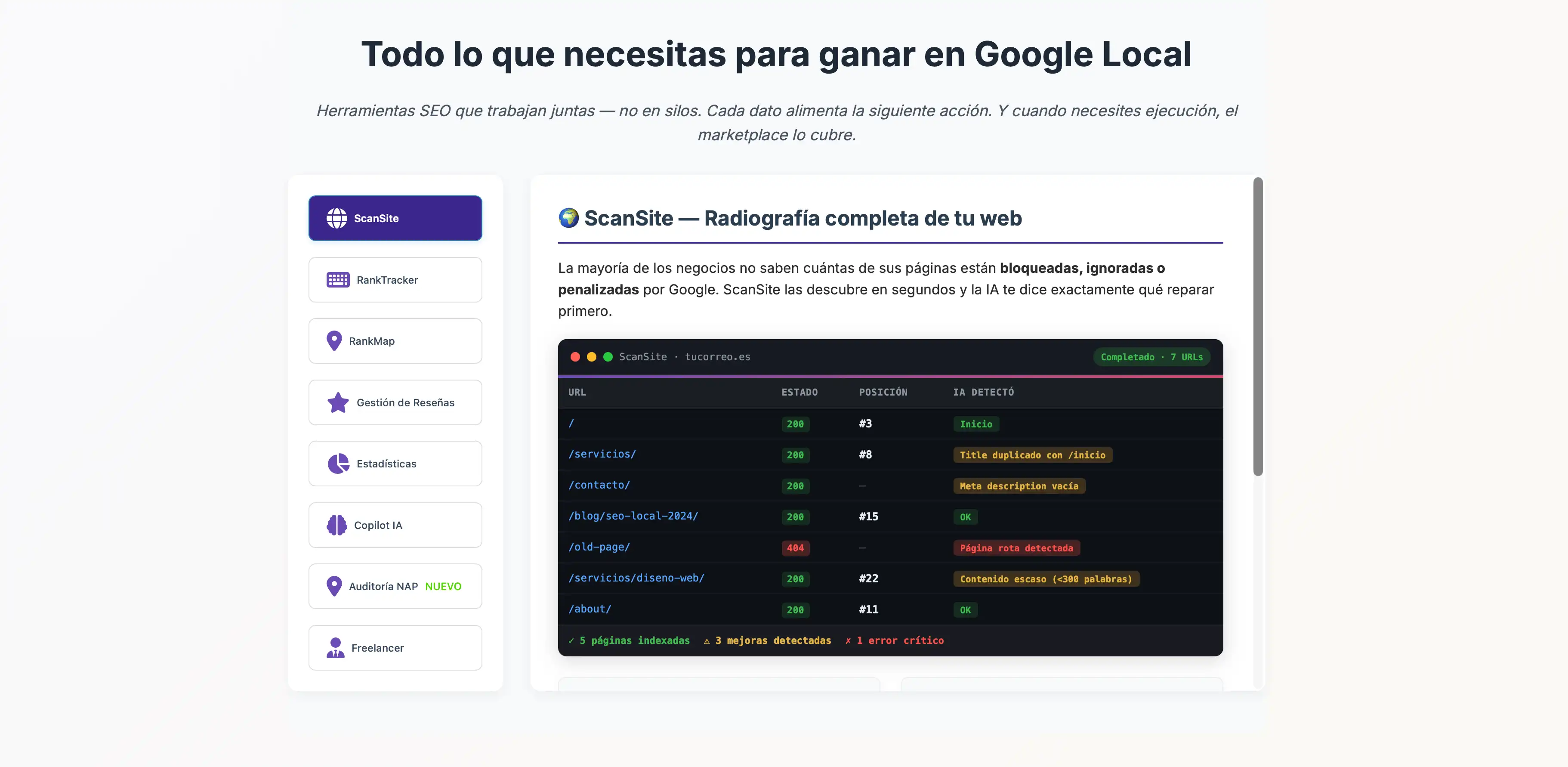 Ranku finalista XVIII Premios Web La Verdad 2026 - mejor herramienta SEO local Murcia