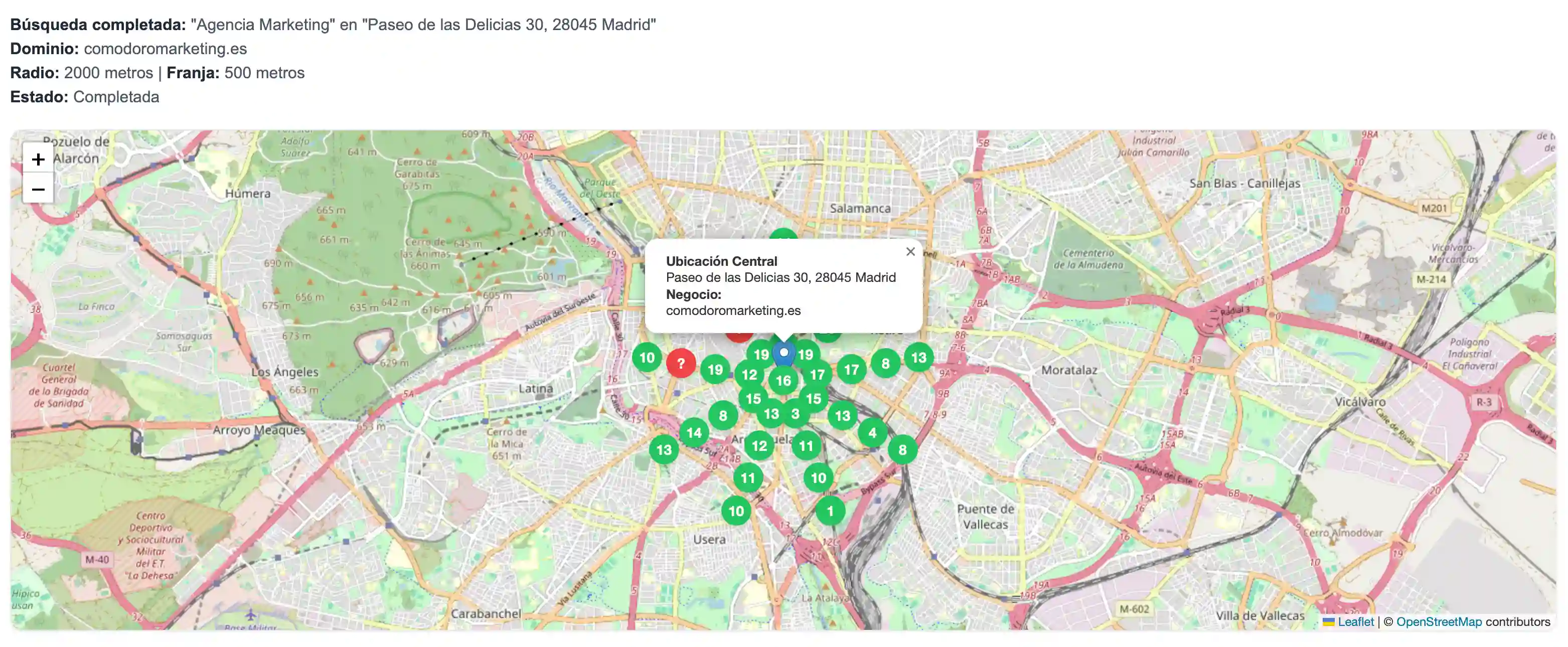 ScanMap - Visualización geolocalizada del SEO
